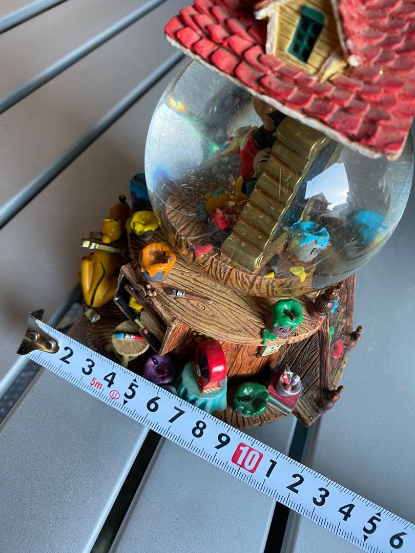 ディズニー　オルゴール付スノードーム　ミッキーマウス レア
