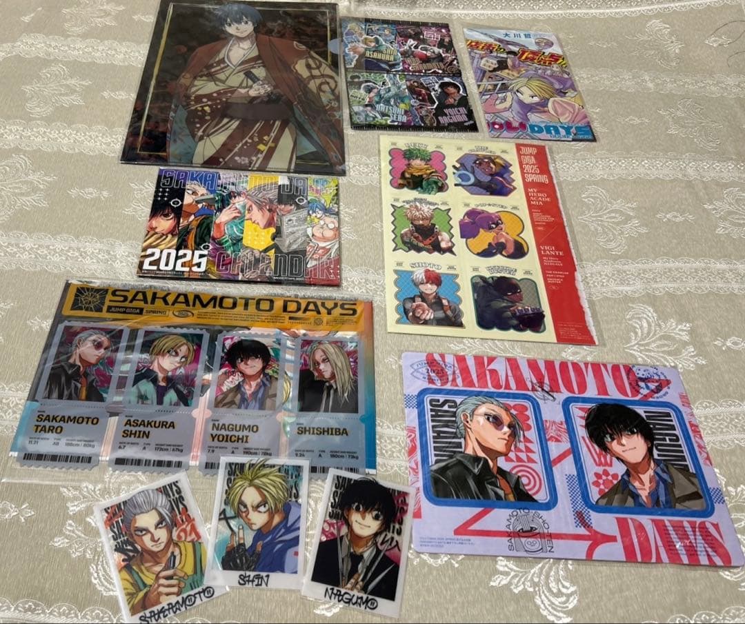 サカモトデイズ　はぐキャラ　フィギュア　ぬいぐるみ　色紙　特典　付録