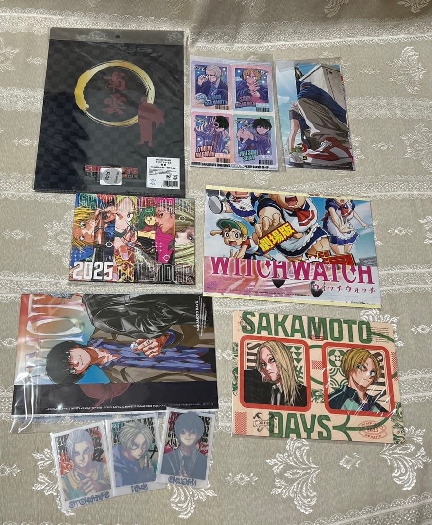 サカモトデイズ　はぐキャラ　フィギュア　ぬいぐるみ　色紙　特典　付録