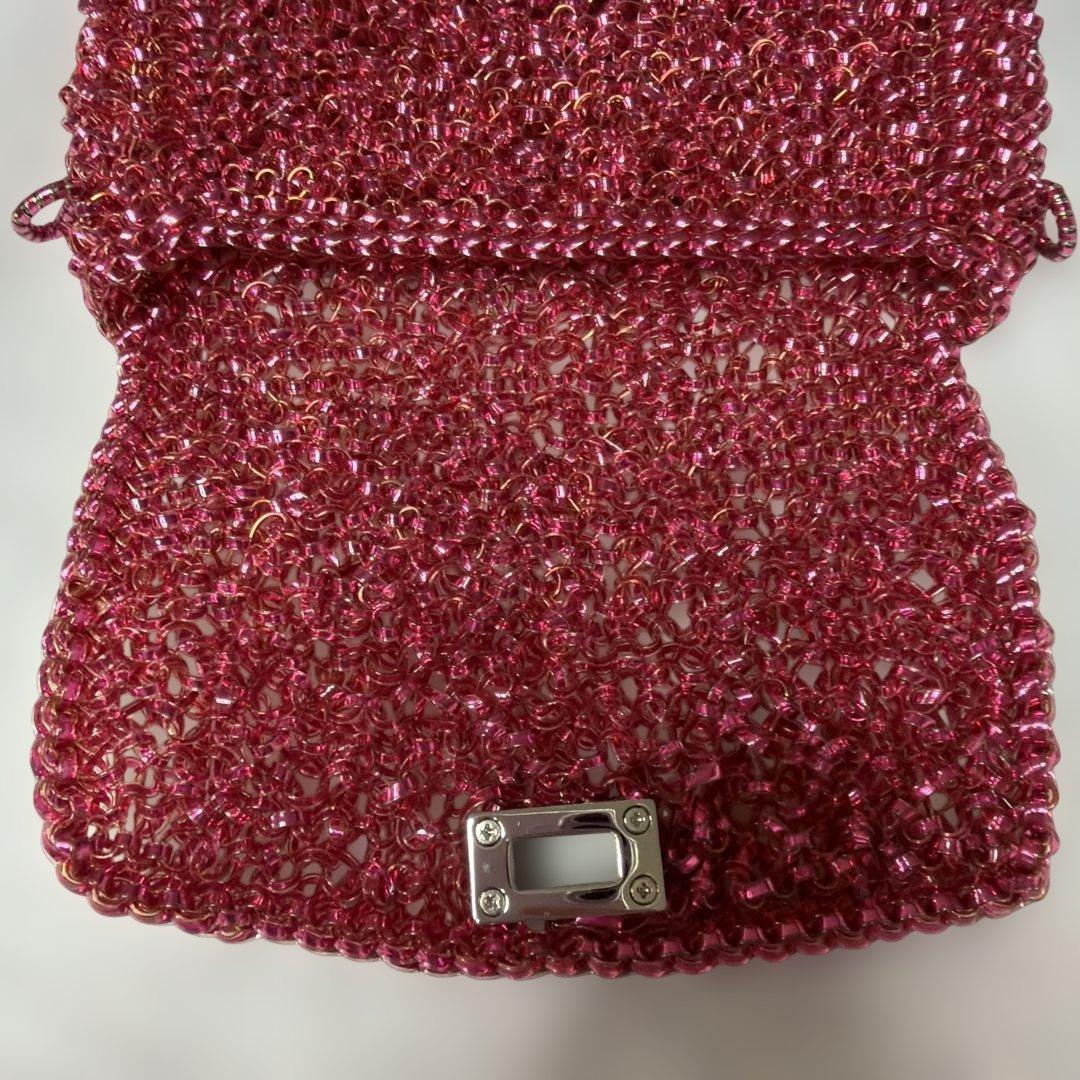 アンテプリマ ワイヤーバッグ ルッケット フクシアピンク