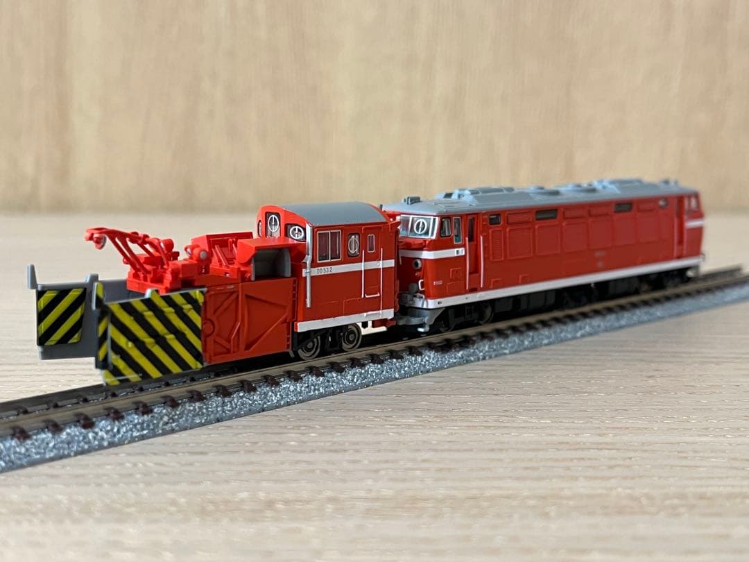 マイクロエース DD53-2 ロータリー除雪機関車 改造後 2両セット