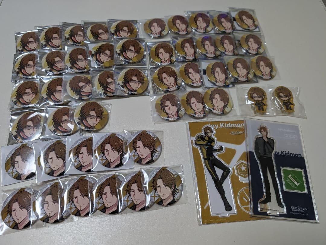 エリオス ジェイ 缶バッジアクスタセット