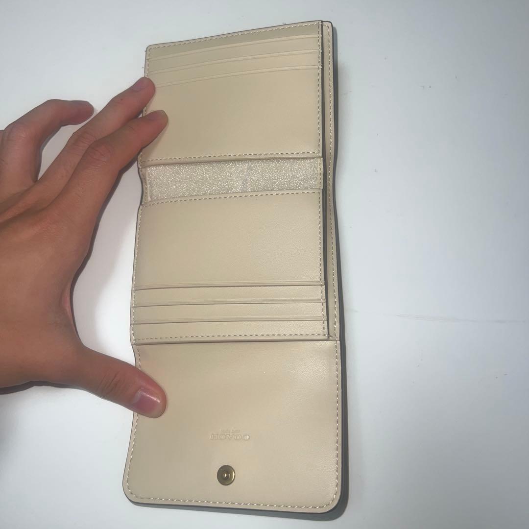★ 限定品！新品　COACH　コーチ 財布 3つ折り財布 ソフトピンク