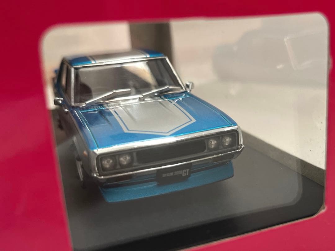 【希少品】日産 スカイライン ヨンメリ　2000GTカスタム1/43 アオシマ