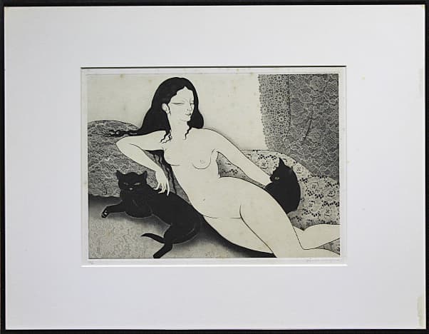 小林ドンゲ 【ダンテルの夢】 エッチング