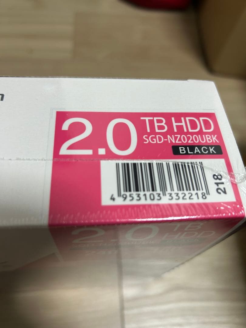 【新品】Seagate 外付けハードディスク 2TB SGD-NX020UBK