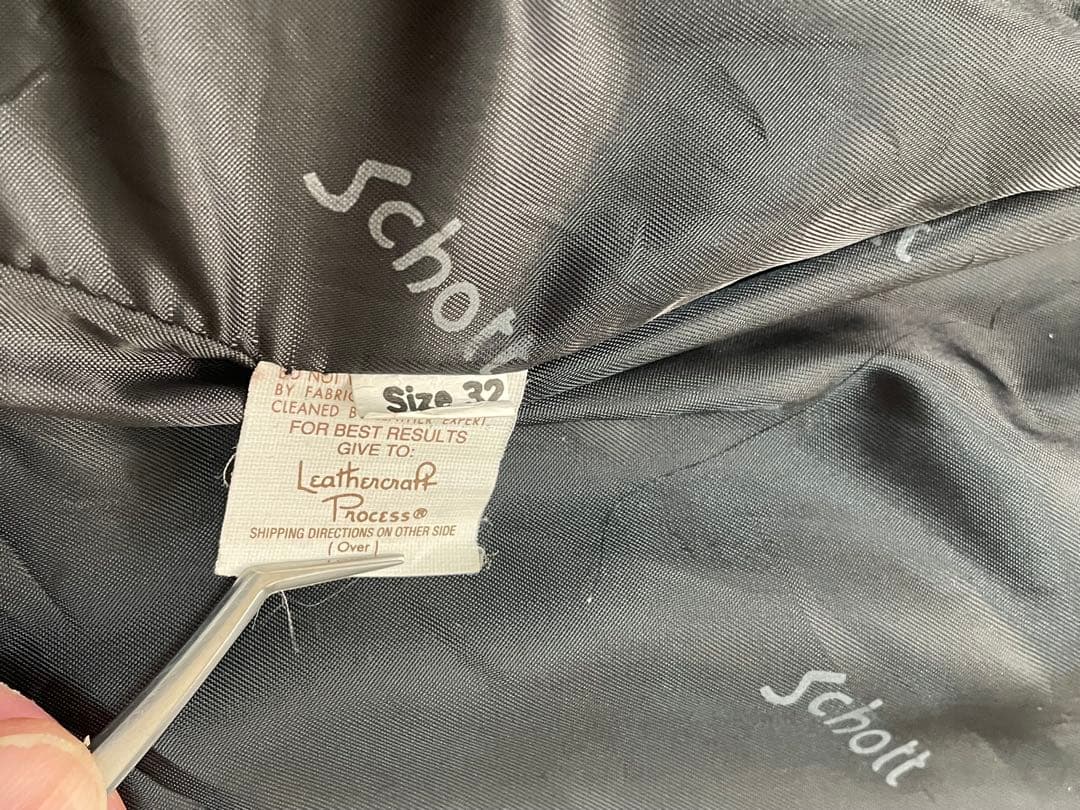 【週末セール】美品 Schott .N.Y.C ショット シングル ライダース