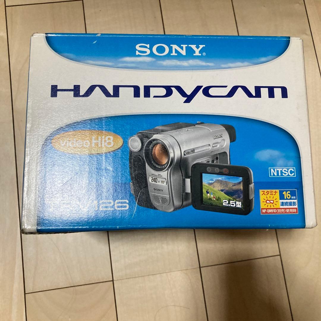 SONY 2.5型液晶モニター搭載Hi-8ビデオカメラ CCD-TRV126