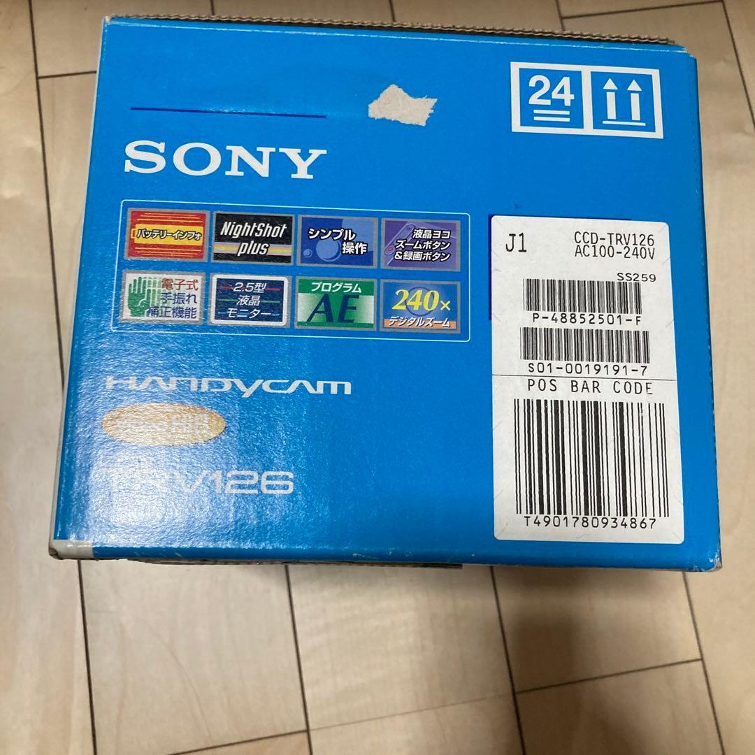 SONY 2.5型液晶モニター搭載Hi-8ビデオカメラ CCD-TRV126