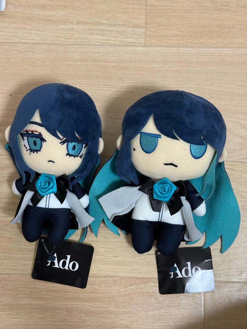 Ado 生まれましたよ おめでとう ぬいぐるみA B 2個セット