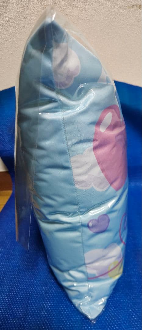 Palmu クッション 水色 クマデザイン