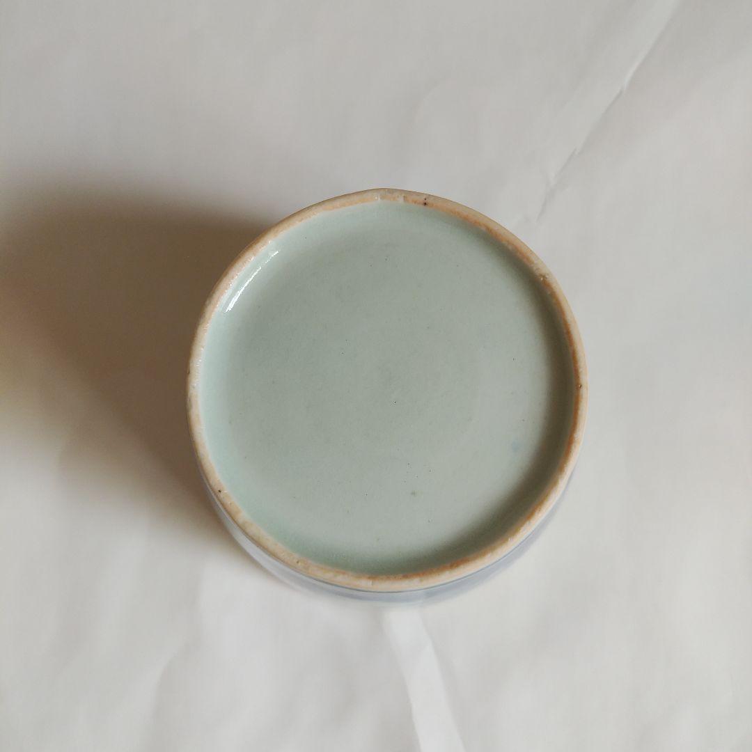 初期 古伊万里 染付 並び水仙文蕎麦猪口 美品 そば猪口 期間限定出品