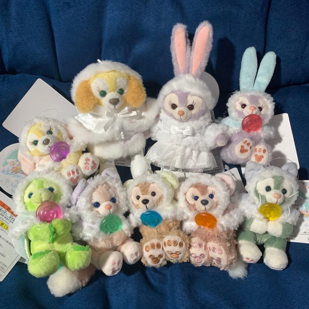 ダッフィー＆フレンズ ウィンタータイム・ワンダーズ　ぬいぐるみバッジ