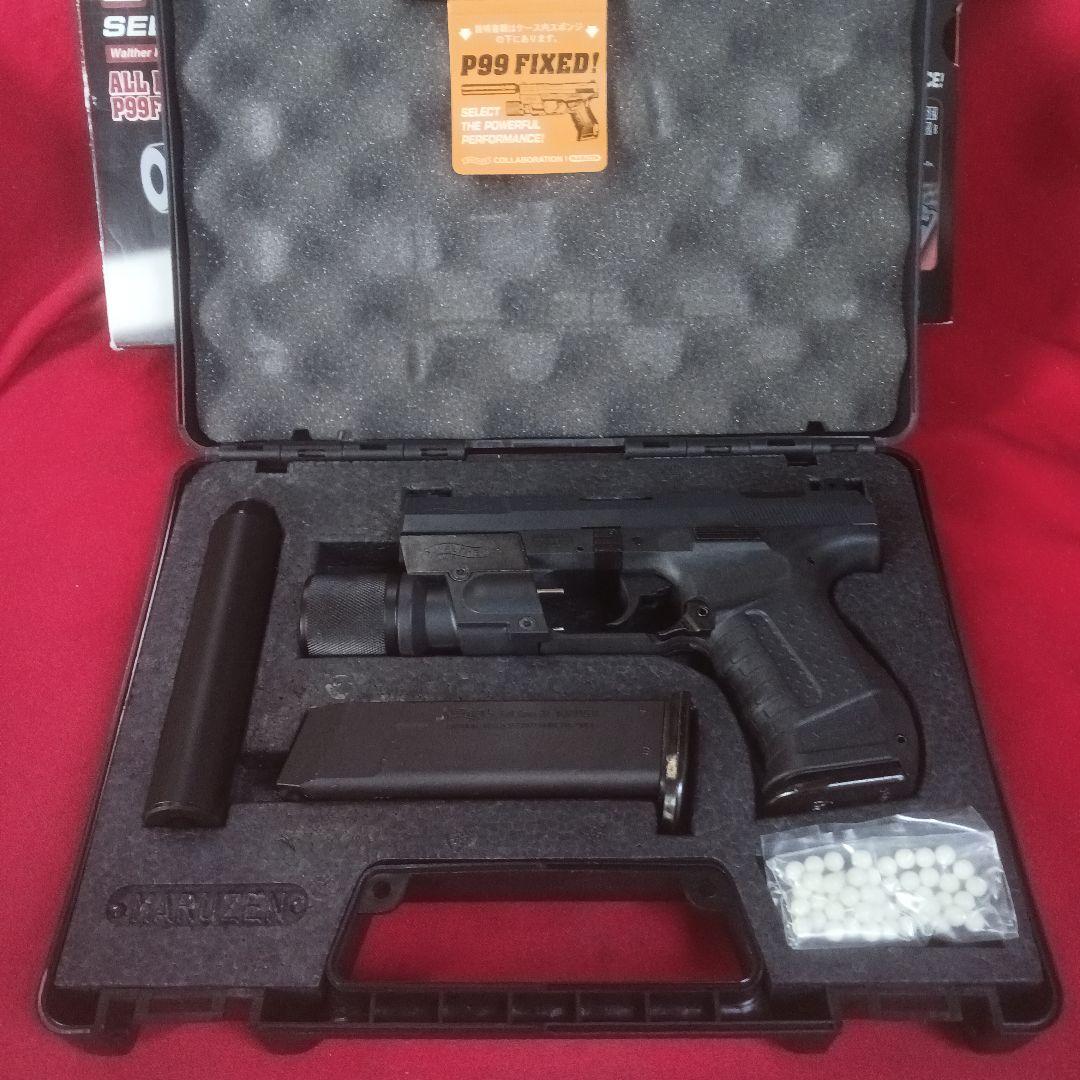 マルゼン　P99 FS(Fixed Slide)　ガスガン　美品　JASG