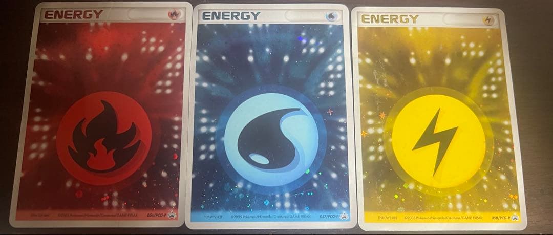 ポケモンカード　クイックキラ 炎エネルギー　水エネルギー 雷エネルギー
