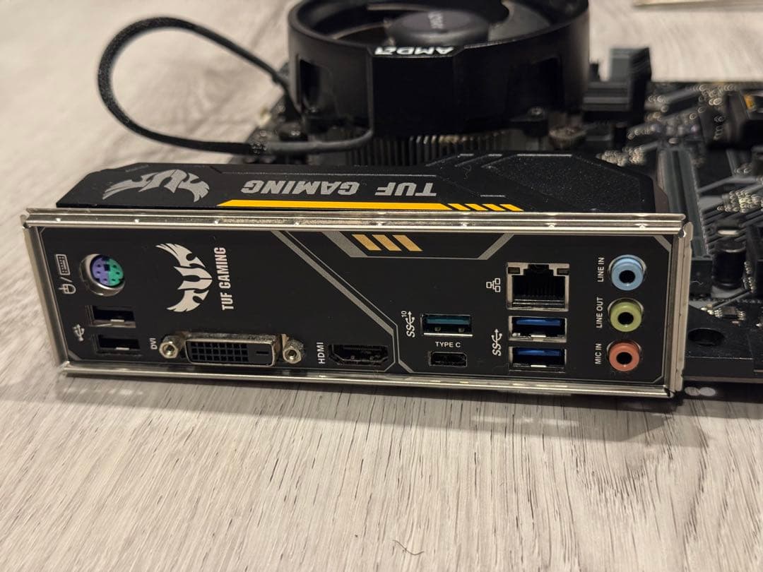 ASUS マザーボード TUF B450 × AMD CPU Ryzen 3