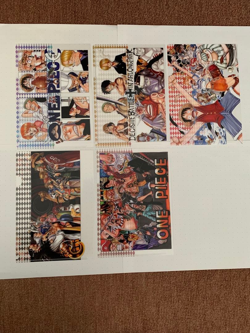 ワンピース　大宴会フェアA5 クリアファイル