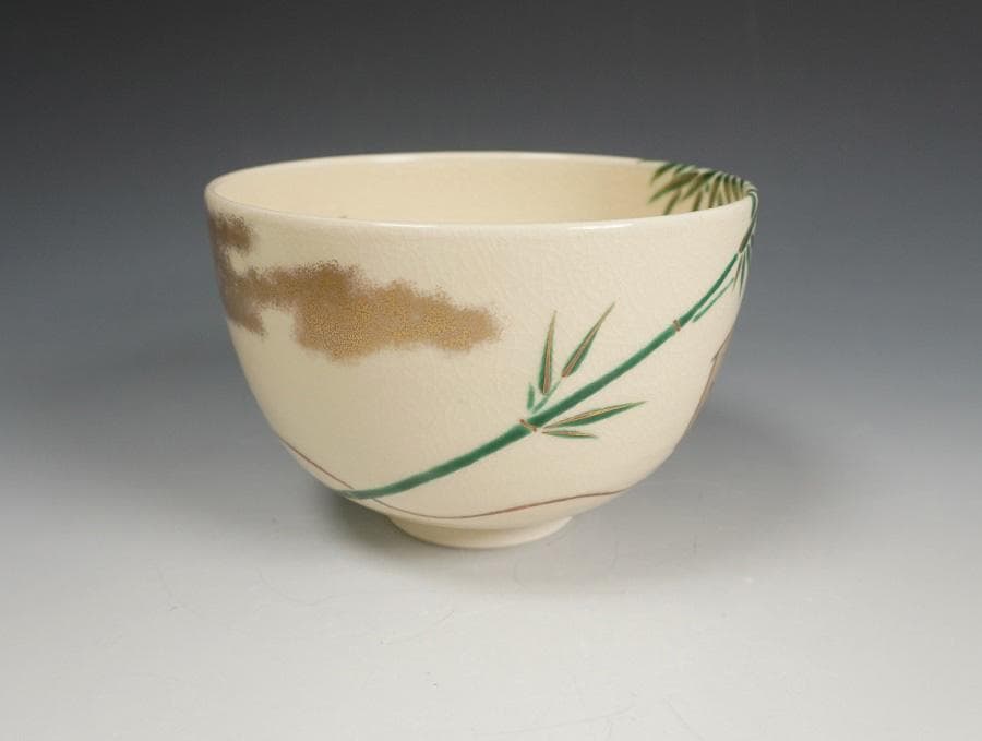 杉田祥平 色絵寅の絵馬画茶碗