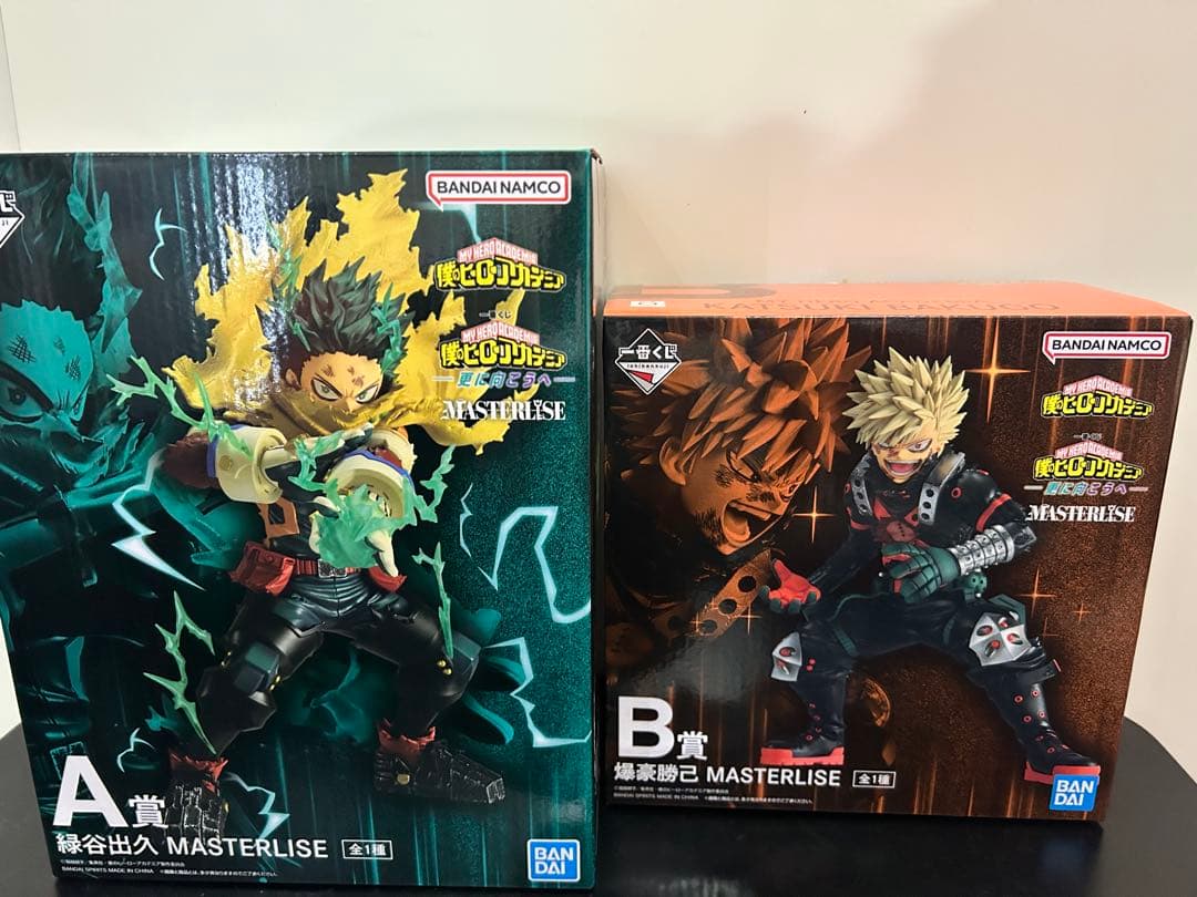 ヒロアカ　フィギュア　一番くじ　緑谷出久　爆豪勝己