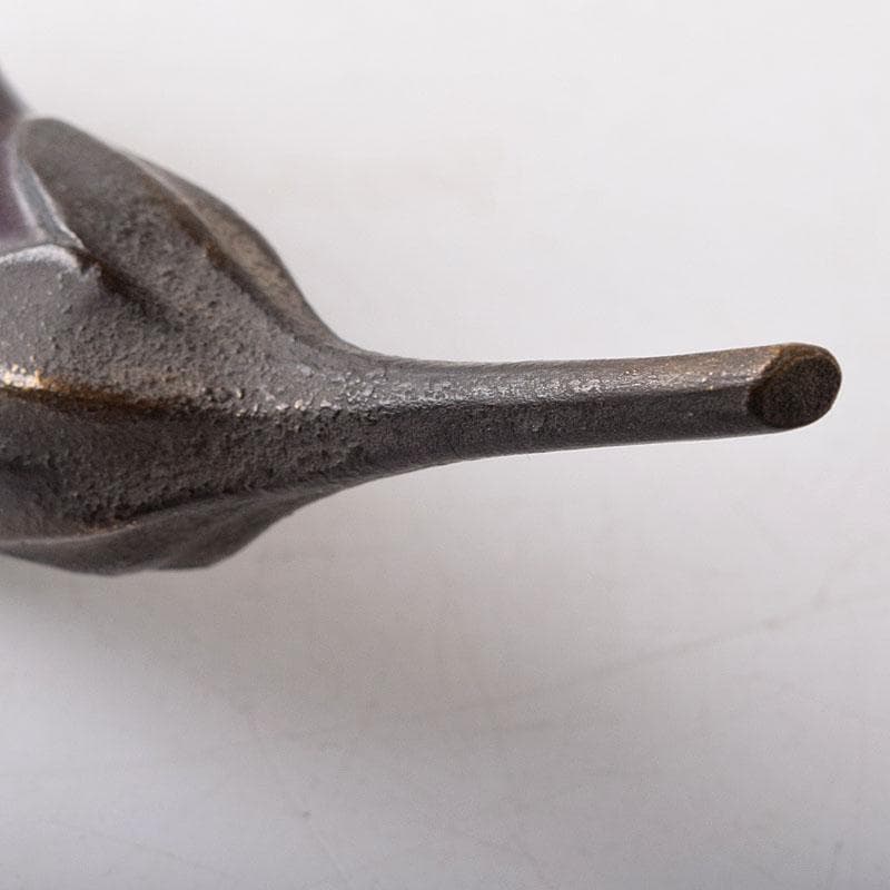 茶道具　大真作　乾漆　内金塗　茄子香合　共箱　V　8199