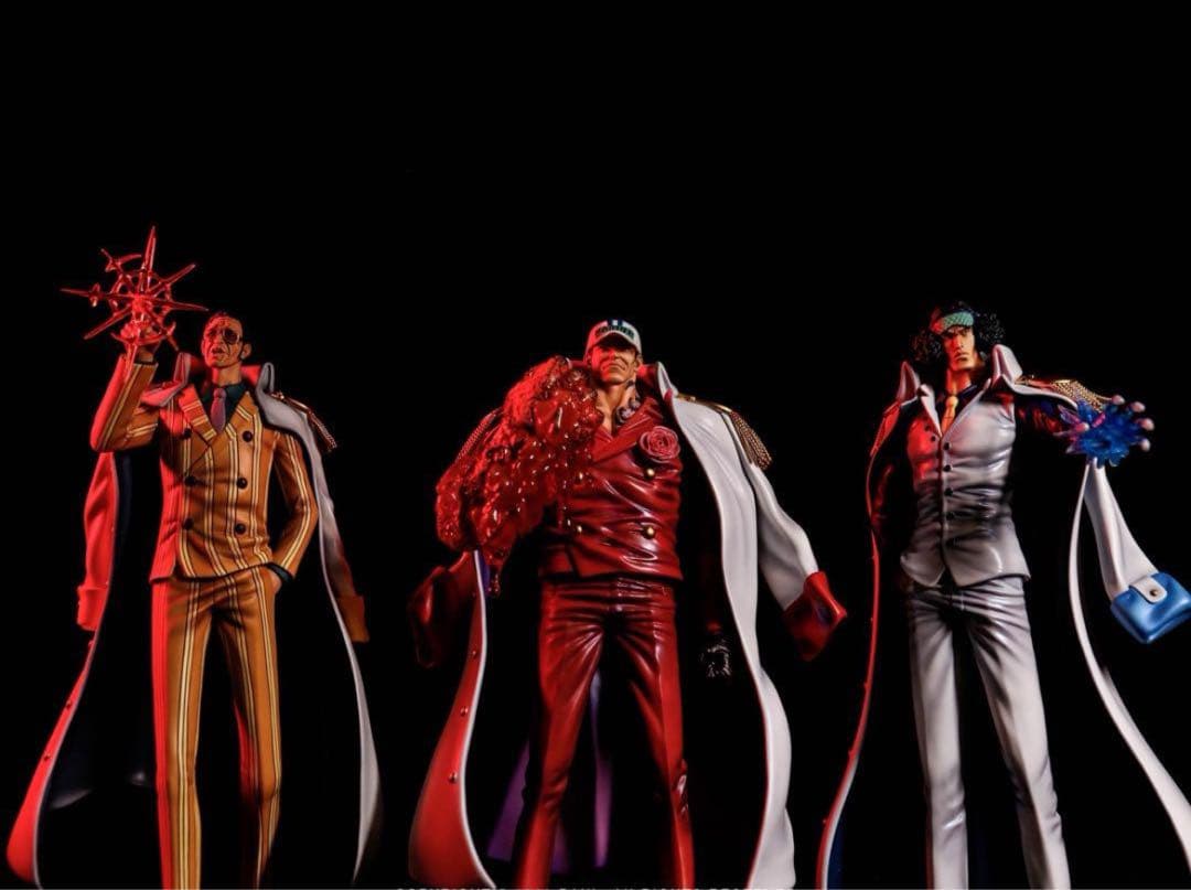 ワンピース 海軍本部三大将 フィギュア ガレージキット塗装済み品