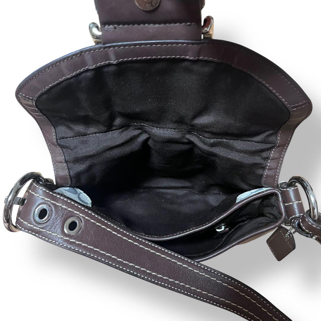 希少美品✨COACH ワンショルダー ソーホー シグネチャー 白　バッグ