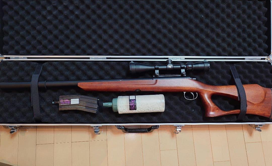 東京マルイ　VSR-10 Gスペック　木製ストック変更　付属品多数