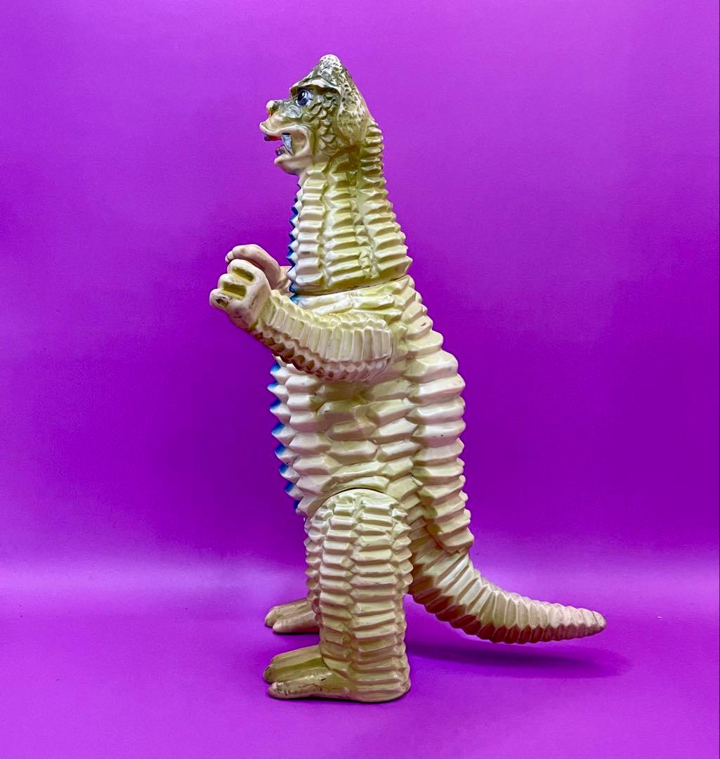 マルサン初期 レッドキング 美品 ソフビ人形 首は接着ブルマァクM1号ドクロ怪獣