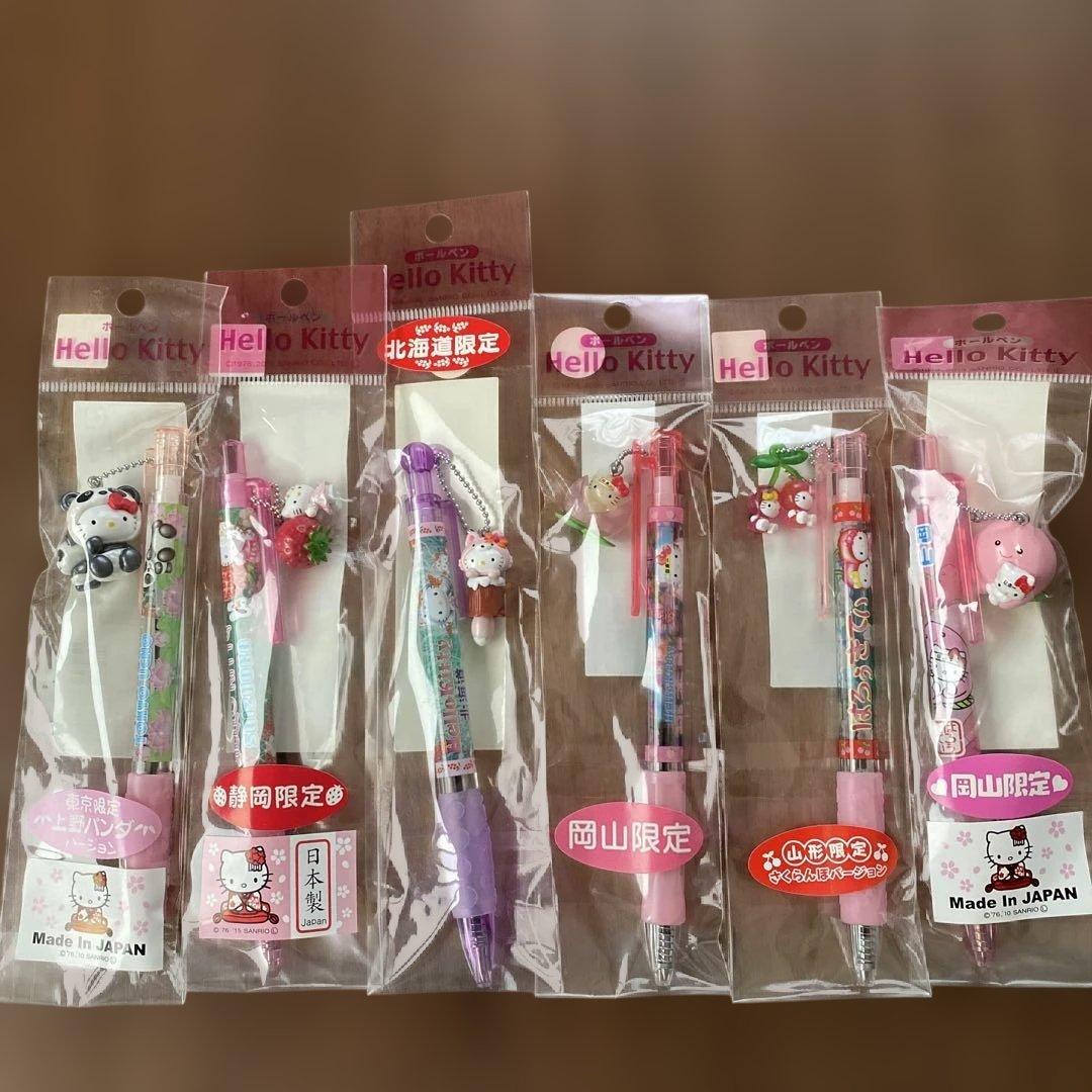 ご当地キティ　ボールペン6本セット