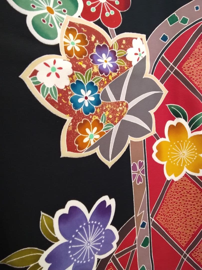 振袖フルセット、正絹振袖成人式、重ね衿、帯揚げ帯締め、西陣袋帯、長襦袢