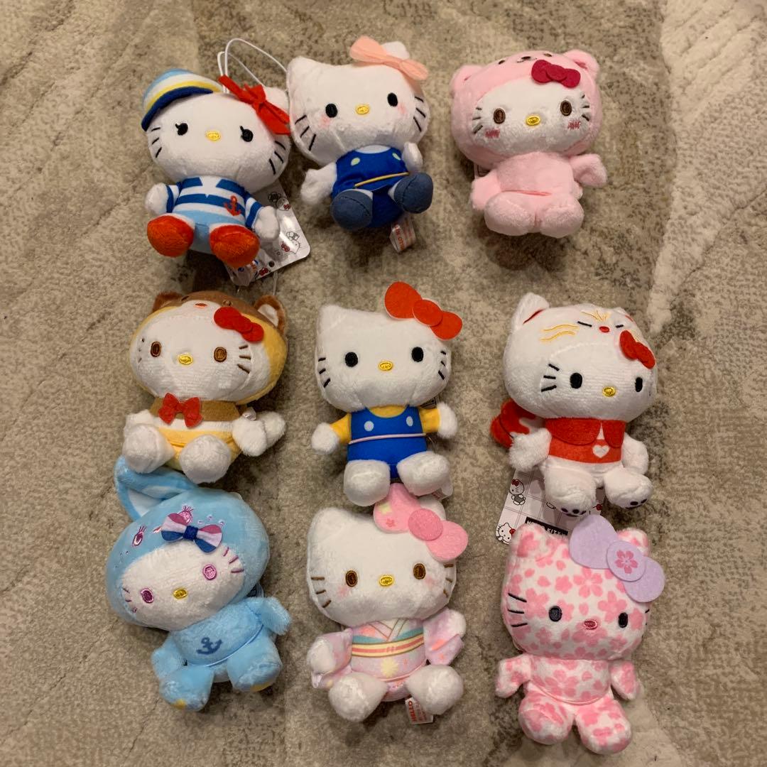 ハローキティ 50+1マスコット 9体セット