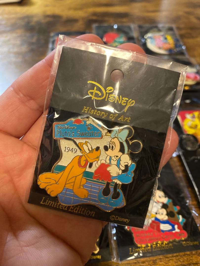 【レア】Disneyピンバッチ　コレクター向け　新品・台紙付き　16個セット♪