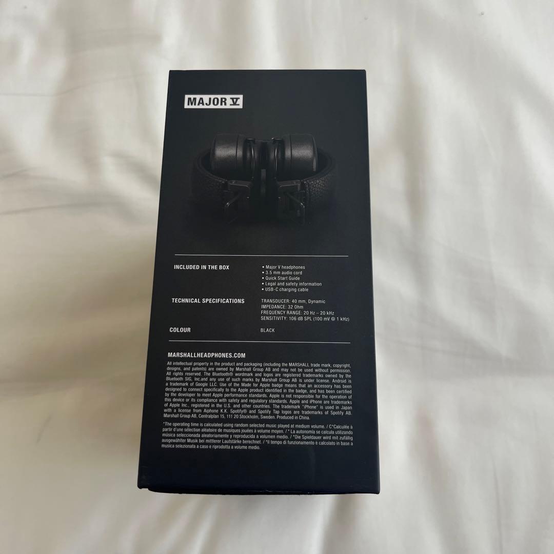 【美品】Marshall Major V ブラック