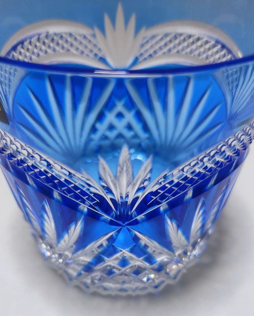 希少品☆HOYA ホヤクリスタル オンザロックグラス（切子、江戸切子、薩摩切子）