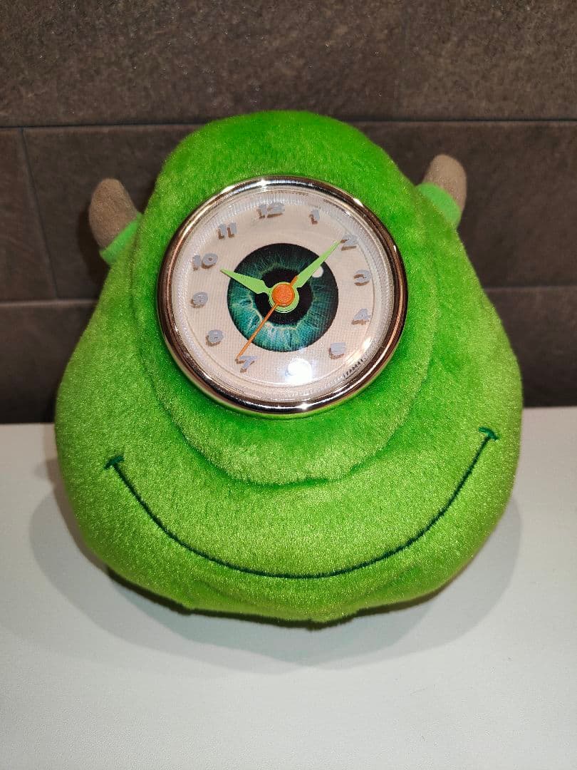 【レア】マイクワゾウスキー ぬいぐるみ時計 約15cm