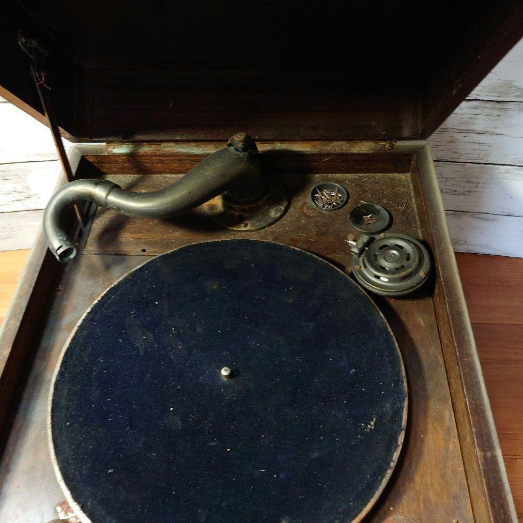アンティク　ＫＩＮＧＤＯＭ 蓄音機　REGID TERED-TRADE MARK
