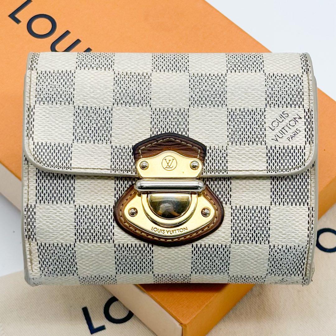 ルイヴィトン ポルトフォイユ ジョイ ダミエ アズール　コンパクト スモール