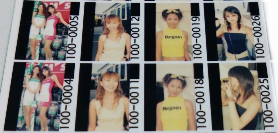 レースクイーン　写真　パノラマサイズ　8枚　林タカエ　ほか　レースクイーン