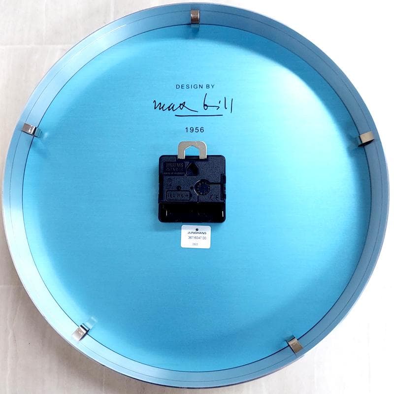 ユンハンス　JUNGHANS　掛け時計 　マックスビル　30cm　アラビア数字