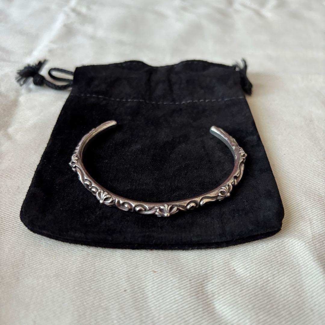 クロムハーツ Chrome Hearts SBT バングル シルバー 925 M