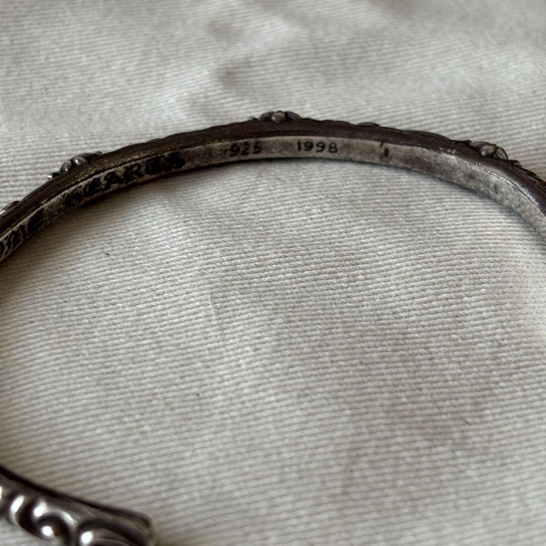 クロムハーツ Chrome Hearts SBT バングル シルバー 925 M
