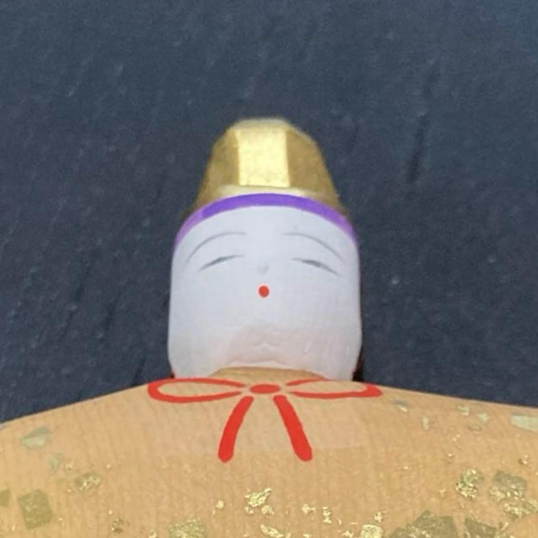 一刀彫 南雲 雛人形 ミニ雛人形 春 台座付き　ひな祭り 置物 インテリア