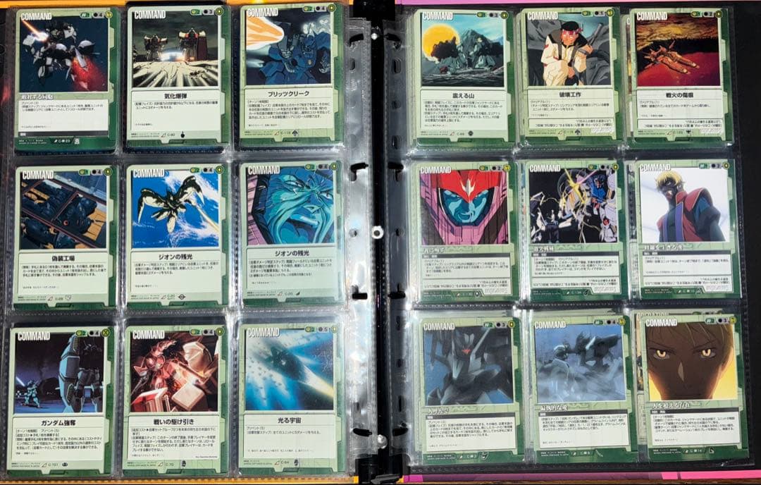 ガンダムウォー　引退品　緑、緑ダブルオーセット　売り