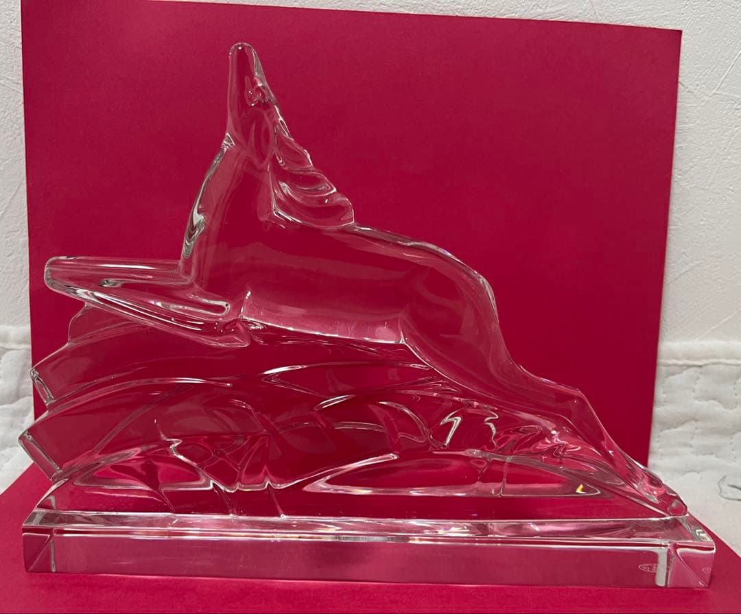 【即決価格】 BACCARAT バカラ クリスタル 鹿 置物