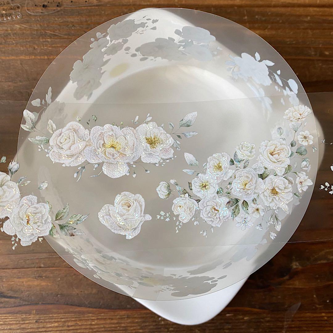 ggaggong アイボリーブルームPETテープ