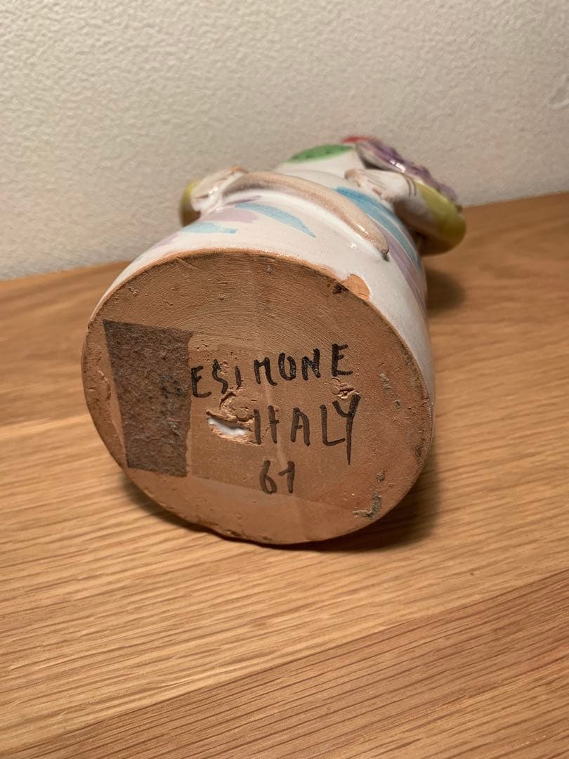 ジョヴァンニ デシーモネ フラワーベース 花器 ピカソ シチリア イタリア製