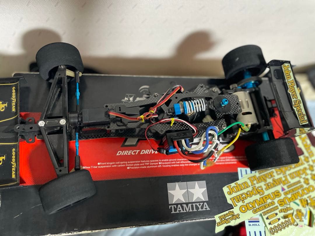 f104 Lotus 97T アイルトン・セナ 1/10 デカール残付き