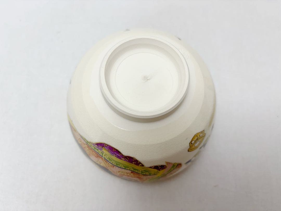 未使用 茶道具 清光作 源氏絵一帖 源氏物語 茶碗 陶印 玄山窯 共箱