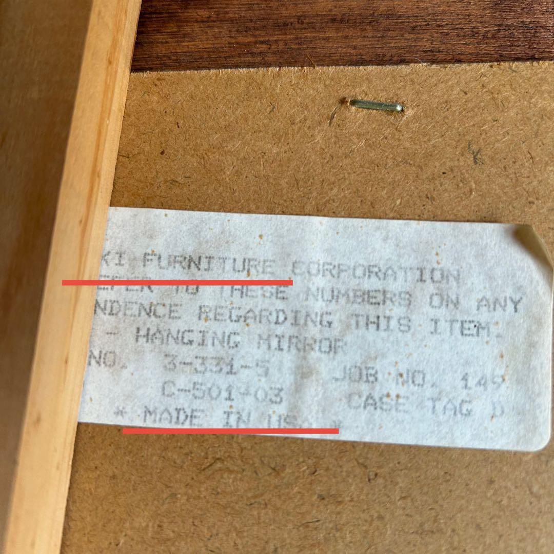 【希少】アメリカン ヴィンテージ ミラー