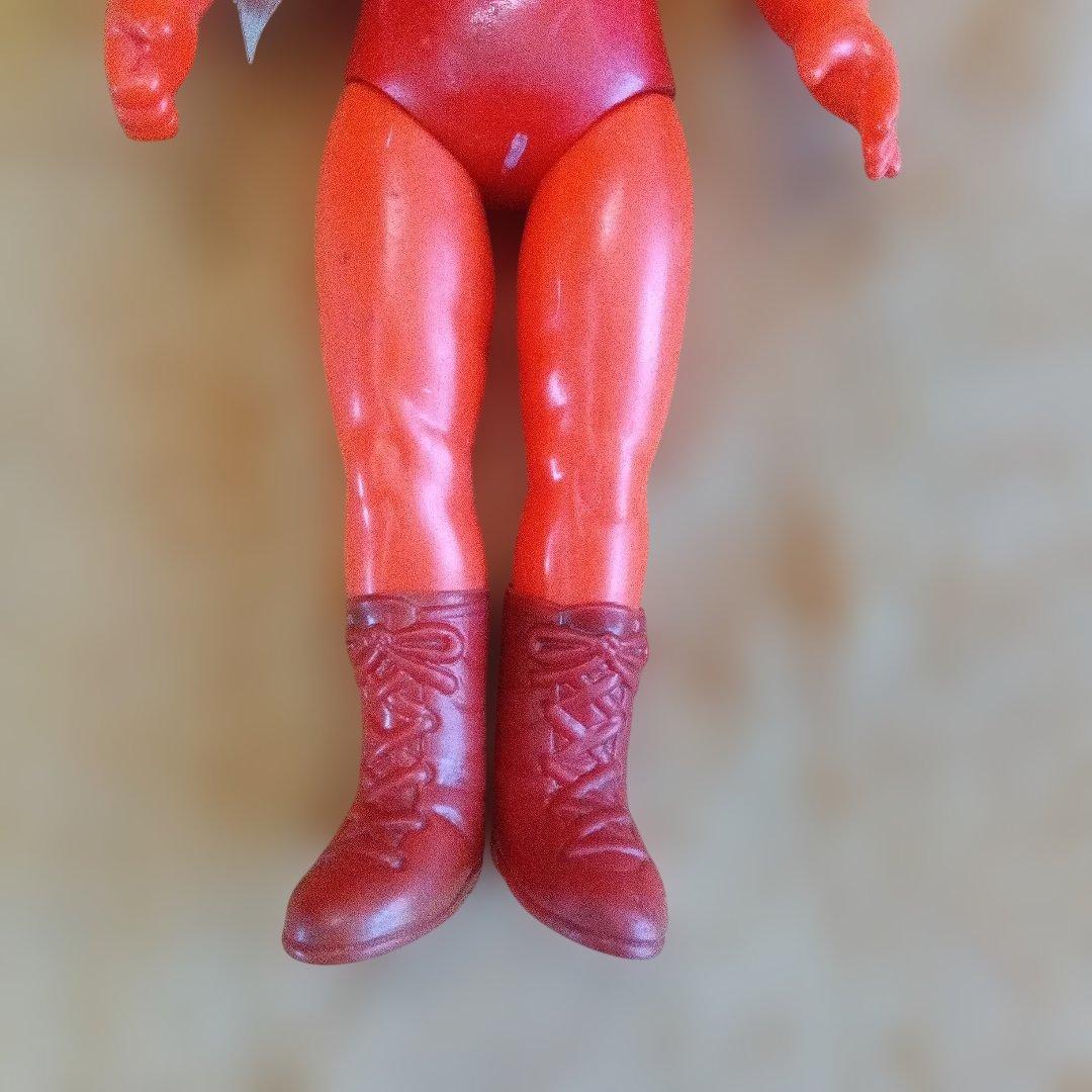 昭和レトロ 中嶋製作所 タイガーマスク ソフビ レッドデスマスク ミスターX